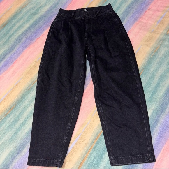 EDWIN Baggy Jeans  Black size 27 - Picture 1 of 7
